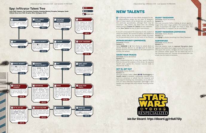 Infiltrator reSpecialized