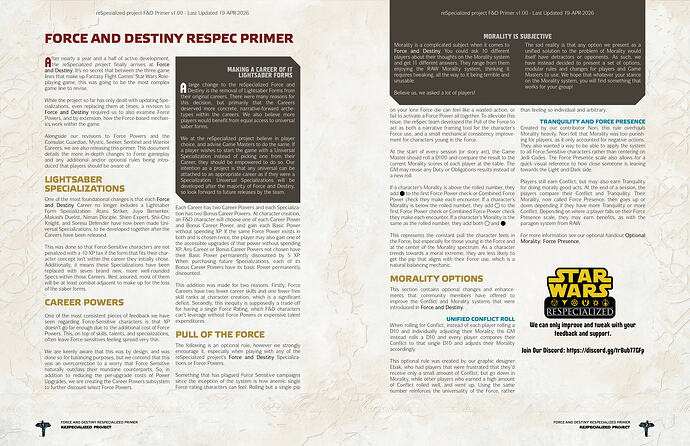 F&D reSpec Primer