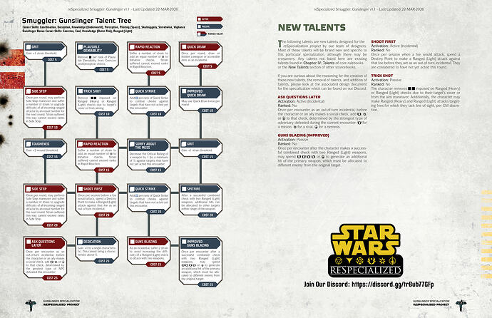 Gunslinger reSpecialized